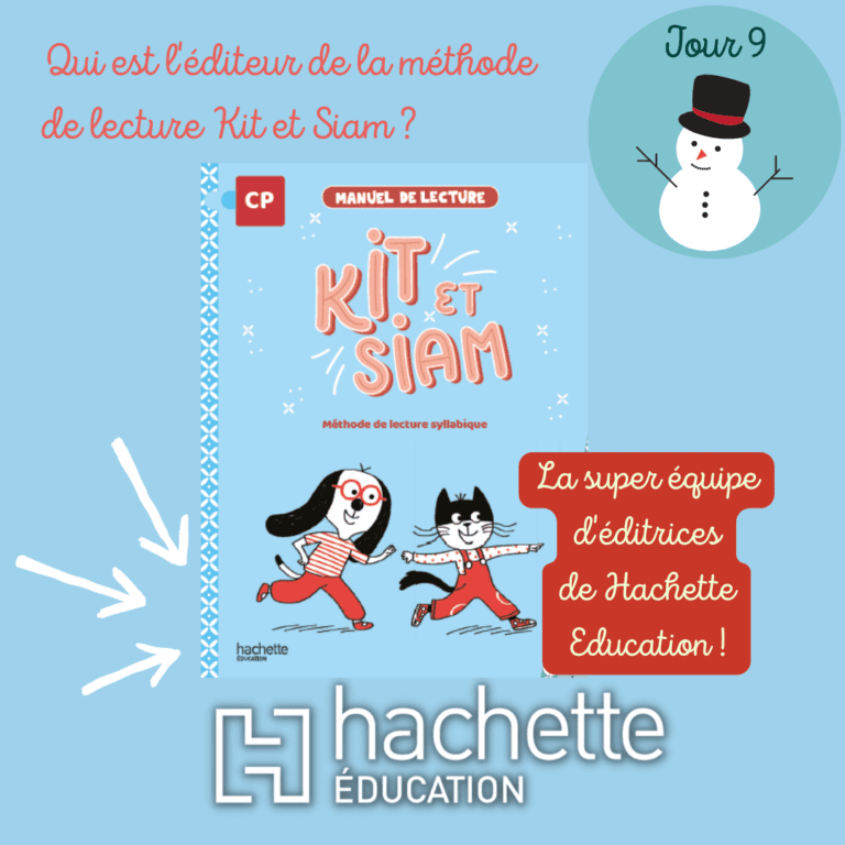La méthode de lecture CP Kit et Siam – Chat d'école