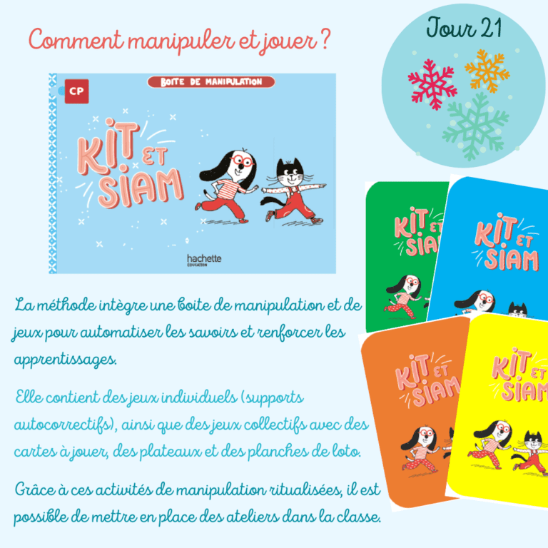 La méthode de lecture CP Kit et Siam – Chat d'école