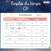 Emploi du temps CP 2024-2025 – Chat d'école